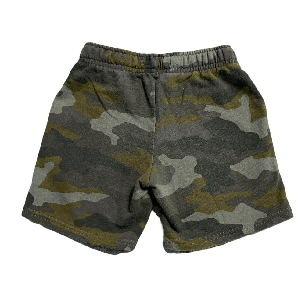 Cat & Jack XS (4/5) Green Camouflage Drawstring Shorts - Picture 3 of 4